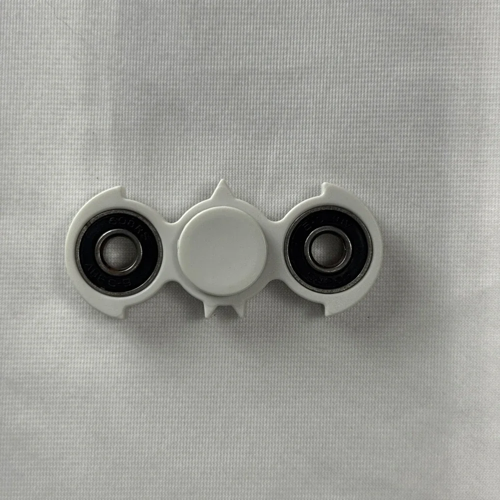 White Bat Wing Fidget Spinner Superhero Style 608RS ABEC-9 Bearings EDC Toy‎
